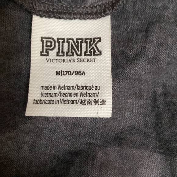 VS PINK V Neck Tee Size Medium - Picture 2 of 5